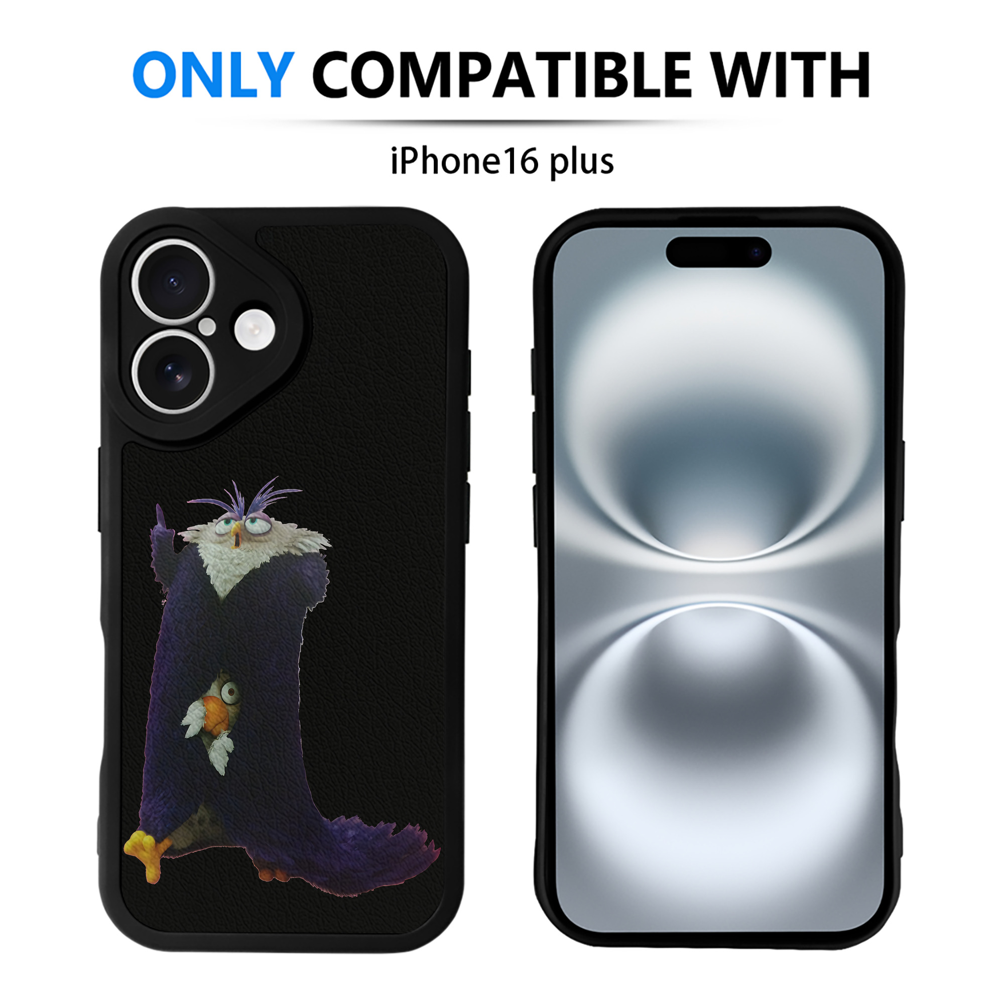 （画像用） Angry Birds アングリーバード 【iPhone 16シリーズ対応】シリコンスマホケース（レザー調） 材質：シリコン
